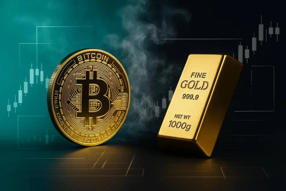 Gold vs Bitcoin: Gold Rallies Above $4,100 as BTC Stays Below $65K