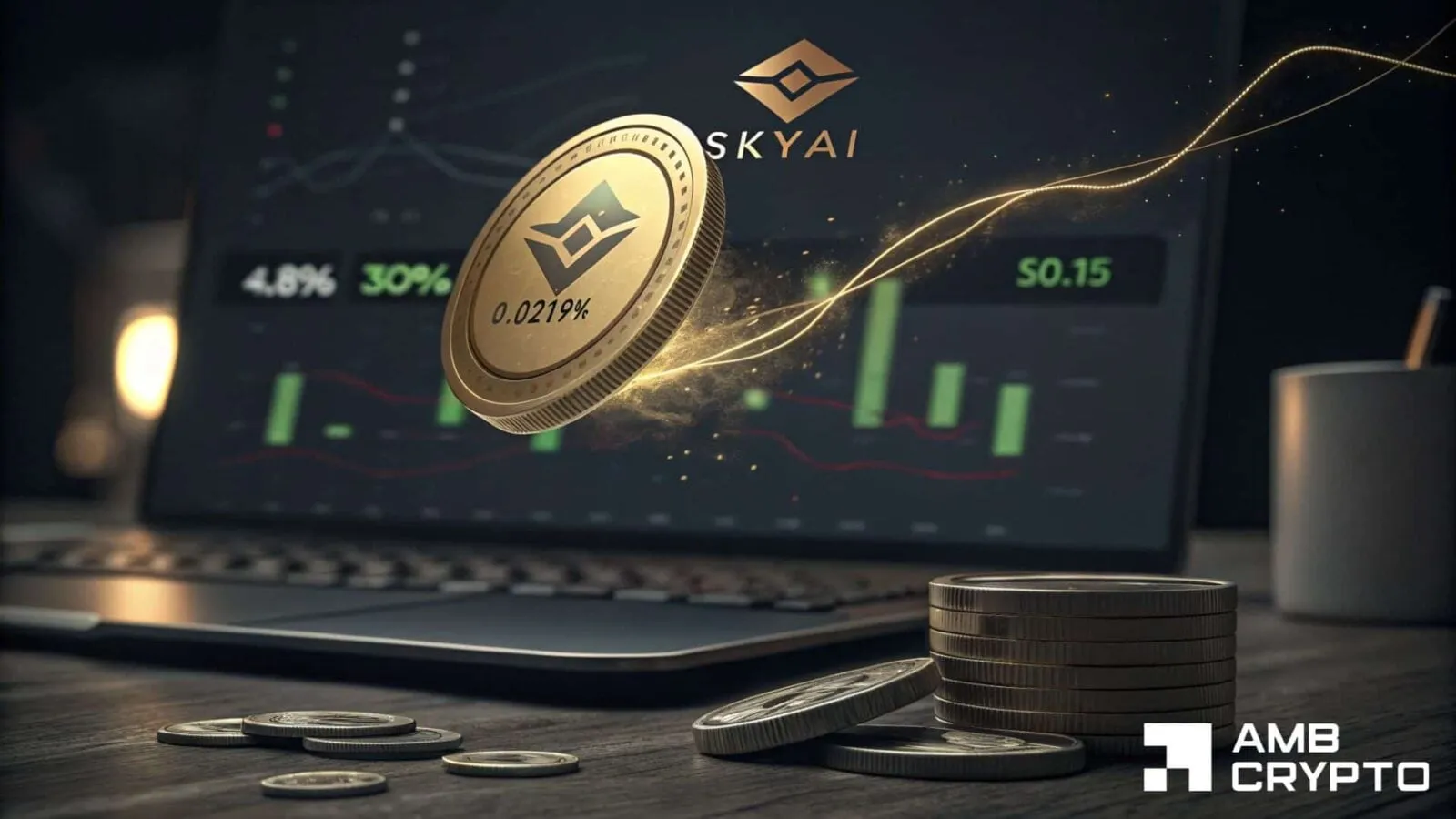 SKYAI explodes 30% as longs pile on – Bulls set $0.15 as the new target