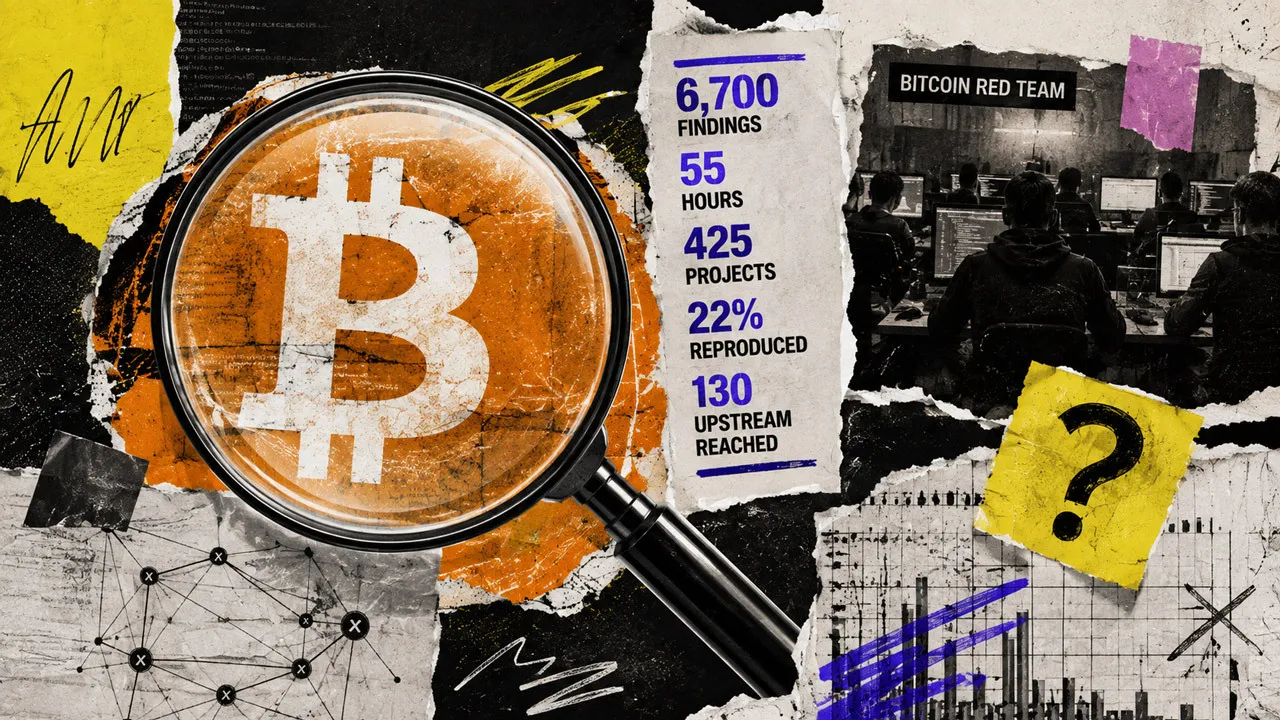 Bitcoin's AI security sprint found 6,700 issues in 55 hours, but no one knows how many are real