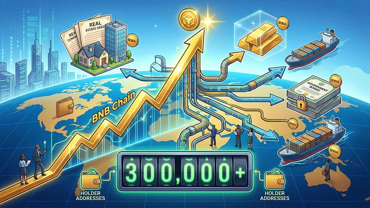 BNB Chain Hits New All-Time High as RWA Adoption Surpasses 300,000 Holders