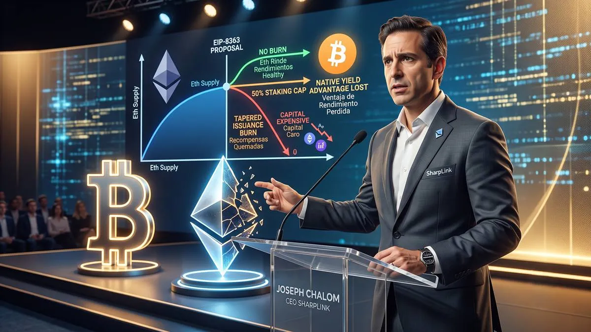 SharpLink CEO Warns Ethereum's New EIP-8363 Proposal Could Weaken ETH's Biggest Advantage